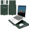 MokaZii 3 in 1 Laptop Sleeve Protective Leather Case with Mouse Pad, Compatible with MacBook 13-14 Magnetic Adjustable Stand, Waterproof Portable Durable for Macbook Air 13/Pro 14 inch