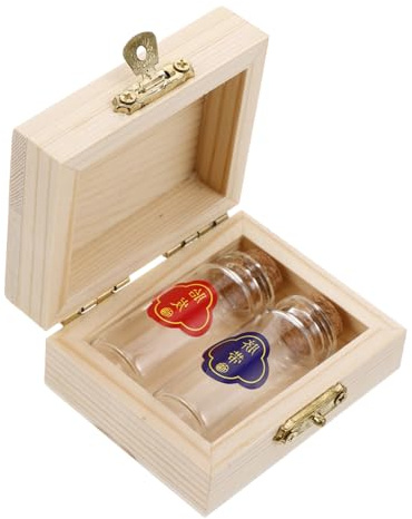 IMIKEYA Erste Haare Elegantes Design und Nabelschnur Erinnerungsbox für Babys und Glas mit Großer Kapazität zum Schutz und Aufbewahren von Erinnerungsstücken