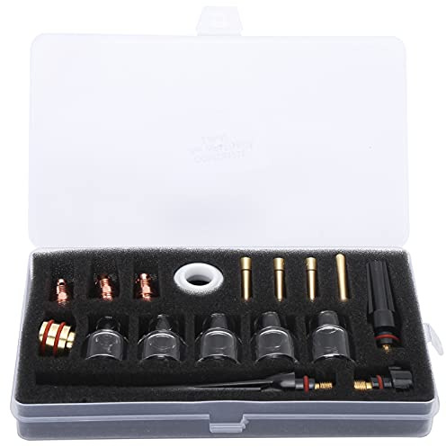 Kit d'accessoires pour chalumeau de soudage, buse en verre, pistolet à argon WP-17/18/26