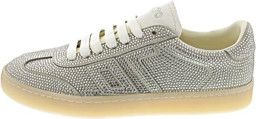 Back 70 Sneaker Strass Small Smart - Silver 01, Silber/schwarz, 38 EU