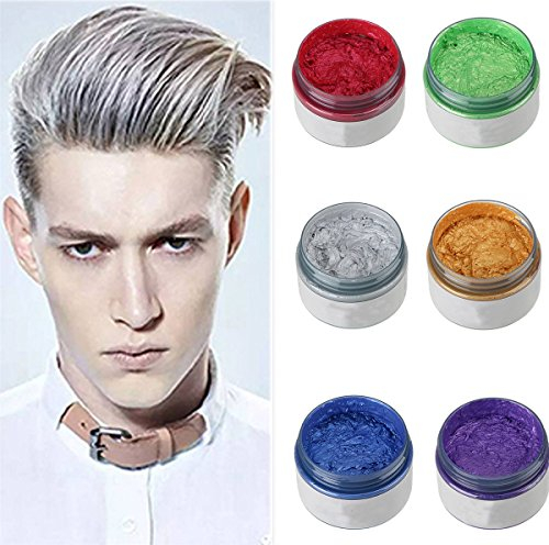 ILOVEDIY Haar Wachs Unisex DIY Hair Wax Haarstyling Haarwachs Schlamm Wasser Gel Haar Styling Modellierung Haar Forming (Lila)