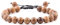 Lion & Son Holz-Perlen Armband Herren Buddha-Armreifen Damen-Armschmuck Gladiator Helm Wood Hamsa Skull Hantel Fitness Bracelet Hand gebunden Armreif Surfer Wasserfest