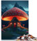 Puzzles für Erwachsene „A Mushroom Home“ 1000-teiliges Puzzle für Erwachsene und Kinder ab 12 Jahren. Papppuzzles. Denksportaufgabe. Größe: 26 x 38 cm