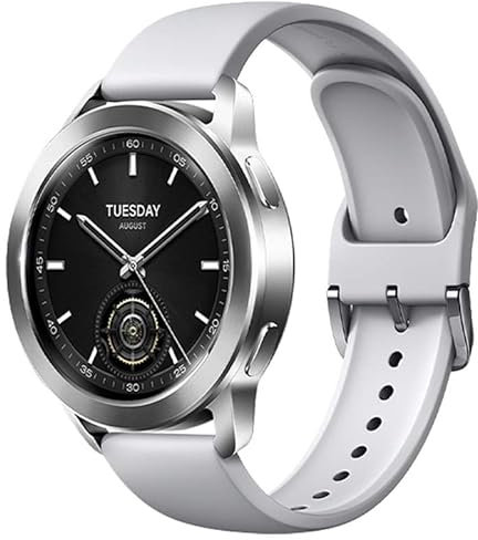 Xiaomi Watch S3 - Pantalla AMOLED Circular de 1.43, Monitorización de Frecuencia Cardíaca SpO2 y Estrés, 150+ Modos Deportivos, hasta 15 Días de Autonomía, Plata