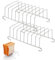 2 Pcs Toast Rack, 8 Slots Slice Toast Rack for Air Fryer, Air Fryer Toast Rack, Bread Support Bracket Breakfast Carrying Table Rectangular Air Fryer Accessories for Kitchen/Restaurant