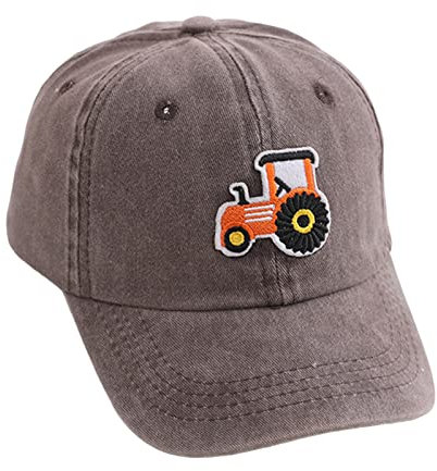 Baseball Cap Jungen Kinder Basecap Mädchen Cartoon Traktor Caps Sonnenhut Kids Mütze Snapback Cap Verstellbare Kappe Hut Sport Mütze für Reisen Sonnenhut UV Schutz Kinder Schirmmütze 2-5 Jahre