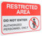 CANIGHT Sicherheits-warnschild „kein Zutritt“ Warnschild Sicherheits-warnschild Für Eigentum