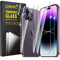 CHRINECY [2+1+2 Stück] Rückseite Schutzfolie für iPhone 14 Pro Max + 2 Stück Panzerglas Schutzfolie und Kamera Schutzfolie, 9H Härte, Anti-Kratz, HD-Klar, Anti-Öl