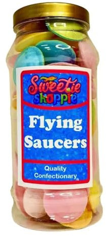 Flying Spaceship Saucers - Sweet Jar 970ml - Sweetie Shoppie