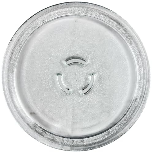 eRicambi® Piatto Vetro Rotante Girevole Compatibile con Microonde Hotpoint Ariston – Codice C00862548 – Diametro 25 cm – Adatto ai Modelli AMW40951IX, IM80M, W6MN840 e Molti Altri