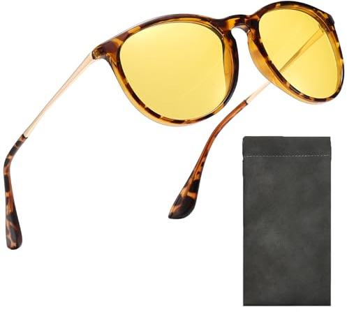 Musivon Nachtfahrbrille Damen - Nachtsichtbrille für Autofahrer