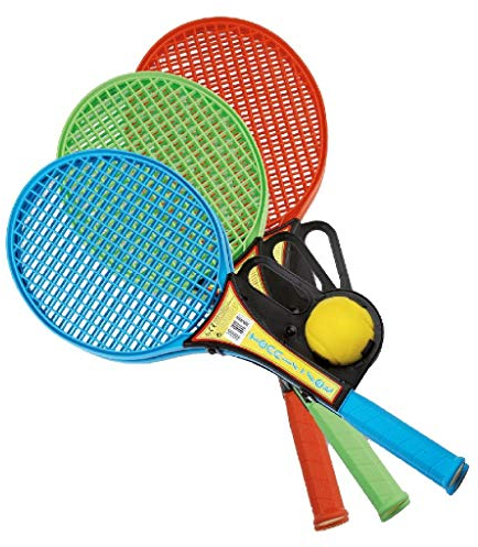 Androni 5820-0000 - Softtennis Set mit Ball, 3-farbig