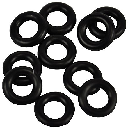 Danco 9/16 in. OD x 5/16 in. ID, Rubber, 31 O-Ring, 10 per Card, 96745, Black