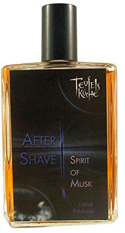 Original Teufelsküche After Shave Spirit of Musk Vintage-Männerduft mit Patchouli & Moschus, 100ml Rasierwasser