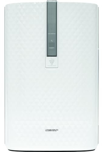 Sharp Air Purifier And Humidifier With Plasmacluster Ion Technology For Medium-Sized Rooms. Odor And True HEPA Filters For Dust, Smoke, Pollen, And Pet Dander May Last Up-To 5 years Each. KC850U.