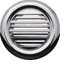 Chrome Bathroom Door Mini Circle Air Vent Grille 40mm / 1.57 Two Sided Round Ventilation Ducting Cover Furniture Soffit Grid T71MS