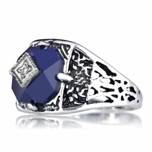 Daren Movies Jewelry Fashion Classic The Vampire Diaries Caroline Punk Ring Schmuck Ring (8)