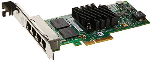 Intel I350T4V2 Adaptateur et Carte réseau - Accessoire réseau (Filaire, PCI-E, Ethernet, 1000 Mbit/s, Intel I350, 10/100/1000BaseT(X)) Vert, Argent