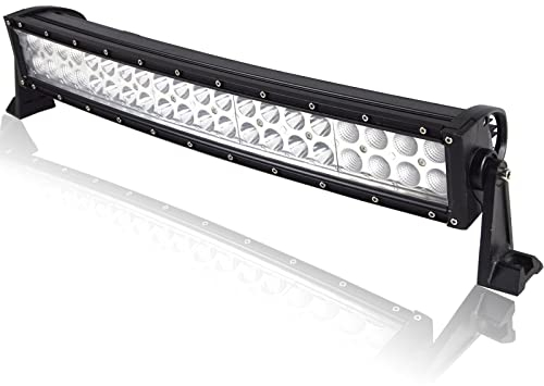 AUXTINGS 55,9 cm 120W gebogen LED Light Bar Flood Spot Flutlicht Spotlight Offroad SUV UTE ATV Truck Fahren