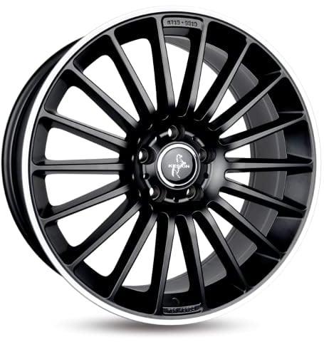 KESKIN KT15 MATT BLACK LIP POLISH 8,5x19 ET30 5.00x5x112 Hub Hole 66.60 mm - Alu felgen