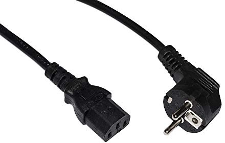 LINK LKSK18 Stromkabel MT. 1.80 Deutscher Stecker 90 Grad 250 V IEC-Buchse VDE