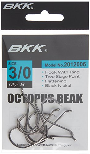 B Breakthrough Clean Technologies Angelhaken 3/0 Schwarz Nickel Spitze Beak 1 Stück