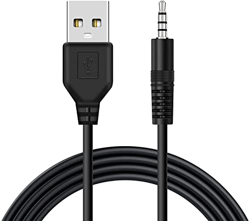 Coomoors Câble de synchronisation de données et chargement USB 2.0 pour lecteur Mp3 Mp4, voiture, enregistreur vidéo et haut-parleurs de poche Petit 3,5 Mm Aux Vers Usb