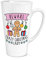 Beware Crazy Christmas Lady 17oz Large Latte Mug Cup