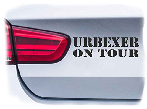 WB wohn trends Auto-Aufkleber, Urbexer On Tour Lost Place, rosa, 35cm breit, Farbe und Größe wählbar, KFZ-Sticker LKW Spruch