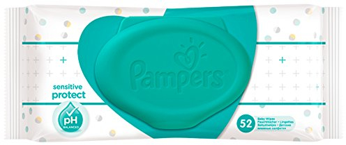 Pampers Feuchte Tücher Sensitive dermatologisch getestet 6er Pack