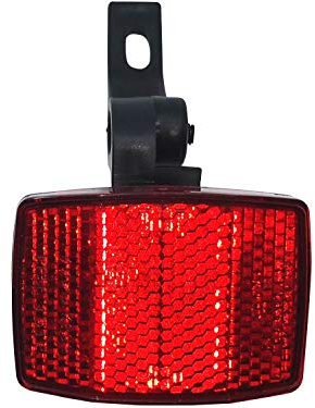 LOEVELOSI Fahrrad Heckrefletor für Fahrräder Hinterradstrahler Katzenauge Hinterrad Rot mit StVZO rote Reflektoren Rückstrahler in Rot Roller Kinderfahrrad ohne Klemmschelle