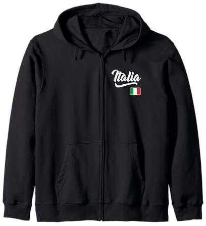 Italia Italia Italia Italiano Patrimonio Famiglia Felpa con Cappuccio