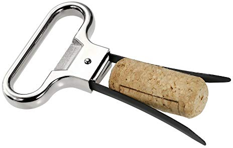 PULABO Ouvre-bouteille à vin à deux griffes Tire-bouchon Ouvre-bouteille à vin À deux griffes Tire-bouchon endommagé Bouchon à liège endommagé Vieux vin Tire-bouchon Remover écologique et durable hau