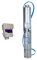 4WN4-14 POMPA SOMMERSA PER POZZI EBARA HP1.5 V230 MONOFASE 100LTMIN+BOX SALVAMOTORE CONDENSATORE