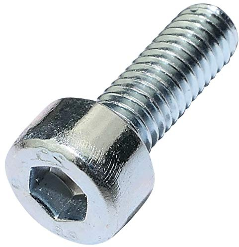 AERZETIX - C47617 - Satz von 100 stück - bolzen innensechskantschrauben M4x12 - mit innensechskantkopf - Ø4x12mm - DIN 912 - klasse 8.8 - aus verzinktem stahl - heimwerken - montagewerkzeug eisenwaren