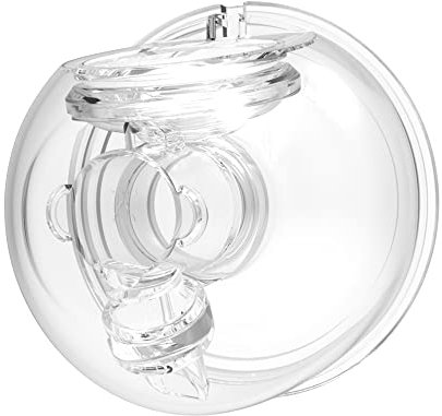 QIUXQIU Wearable Breast Pump Milk Collector Cup Accessories, Compatible with for TSRETE Momcozy S9/S10/S12 Wearable Breast Pump Include Duckbill Valve&Silicone Diaphragm&27mm Flange&Linker 1 PCS