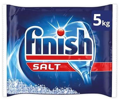 Finish 5 Kilograms Dishwasher Salt (pack of 4, 5 Kilograms) | Prevents Limescale Build Up, Effective against Hard Water