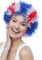 Smiffys Union Jack Afro Perücke