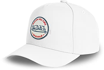 Tracker Kappe Herren 100% Baumwolle, Cap Herren, Anti-Reizung, Perfekter Halt, Weiss, Einheitsgröße