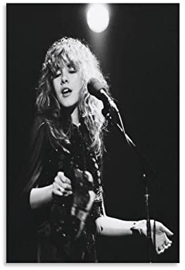 Shenywell Poster Kunstdrucke Stevie Nicks Poster, dekoratives Gemälde,Wohnzimmer, Poster, Schlafzimmer, Gemälde 40x50cm Kein Rahmen