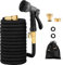 Tubo Da Giardino Estensibile Raccordi In Ottone Massiccio Da 10 a 30 Metri Tubo Flessibile Per Acqua Valvola Di Arresto E Ugello Multifuzione Autolavaggio Esterno Giardino 8 Funzioni (10/30 M)