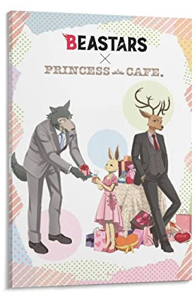 Beastars Anime-Poster Vol.1 Gemälde auf Leinwand, Wandkunst, Poster, Scrollbild, Druck, Wanddekoration, Heimposter, 30 x 45 cm