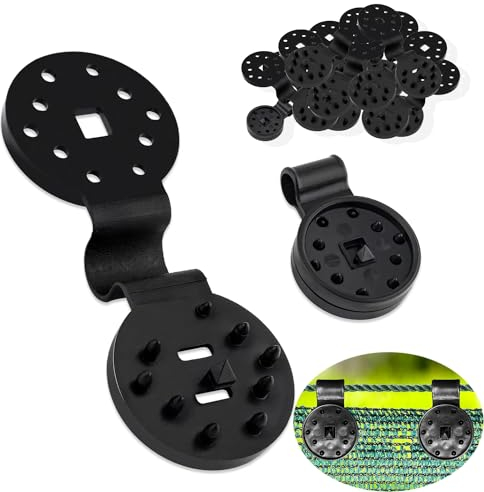 Atsmoce®50 PCS Clip in Plastica Rete Parasole, Clip Fissaggio Rete Ombreggiante, Clip per Telo Ombreggiante, Morsetti Fissaggio per Funi Collegamento, Rimovibile e Riutilizzabile (50 PCS)