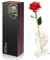 Ariceleo Gold Dipped Infinity Rose Last Forever Flower Decor, Geburtstagsgeschenk für Frauen in Ihrem Geburtstag Valentinstag Muttertag, Harzkonservierte Rose | Jubiläumsgeschenk für Mama(Rosa)