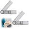 luckaide Goniometer, 2 Stücke Winkelmesser Physiotherapie, Winkelmesser 360° Winkel, Goniometer Physiotherapie, Winkelmesser Schule, Transparenter Gelenkmesser 38cm, für Heimarbeit, Sporttherapie