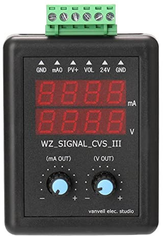 IGASHI Multimètre numérique Intelligent Rechargeable 4-20mA 0-10V Générateur de signaux 24V Transmetteur de Tension de Courant Source de Signal Source de Courant Constant avec Affichage