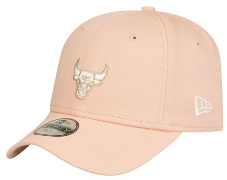 New Era Cappello 9Forty - NBA Chicago Bulls rosa, Colore: rosa., 6- 12 Anni