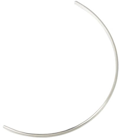 Beebeecraft Alambre Plano Rectangular de 102 mm/4.02 Pulgadas de Plata de Ley 925 Alambre de Cobre Blanco para Cuentas con 2 paños de Pulido para Manualidades Y Fabricación de Joyas (3 mm de Ancho)