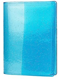 dijiusidy Album Photo Albums 64 Sheets Photos Storage Transparent Protective Case Cover Scrapbook Paper Home Decor Instant Camera, Blue
