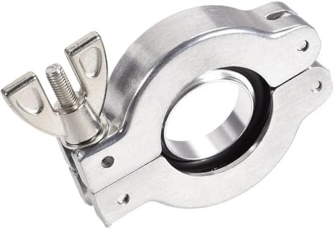 KF16 KF25 KF40 KF50 Aluminum VACUUM CLAMP & Centering Ring Set (Size : KF25)
